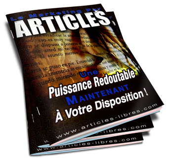 Le Marketing par Articles expliqu�
