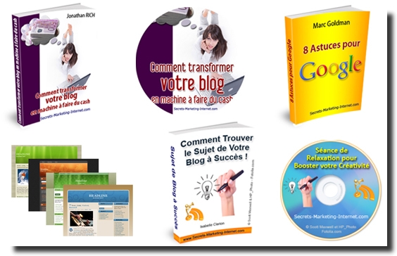 Pack Comment transformer votre blog en machine � faire du cash